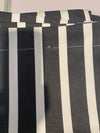 Black &amp; White Stripe Beanbag - Clearance