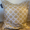 Beanbag beige with white circles