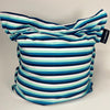 blue stripe beanbag
