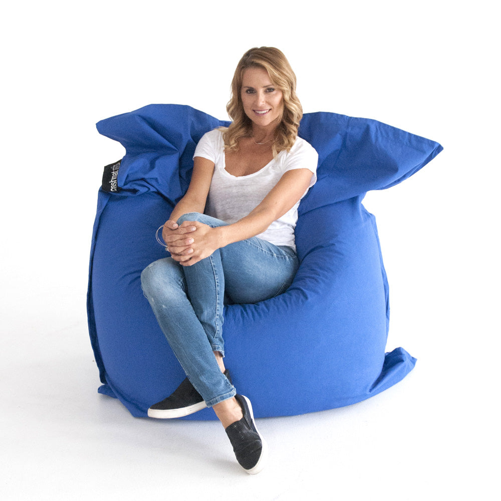 Royal blue best sale bean bag